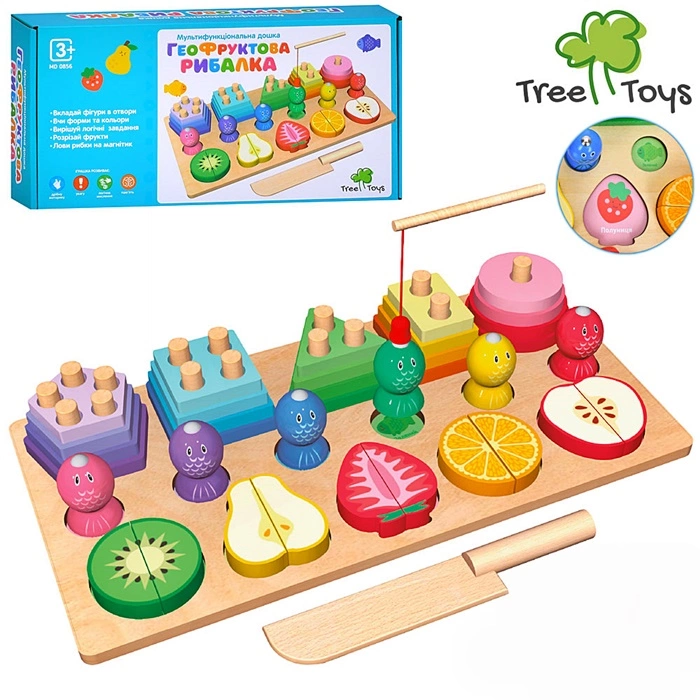 Дерев'яна іграшка навчальна Дошка MD0856 оптом