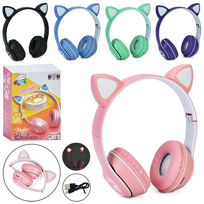 Навушники "Котики" MZ003 оптом