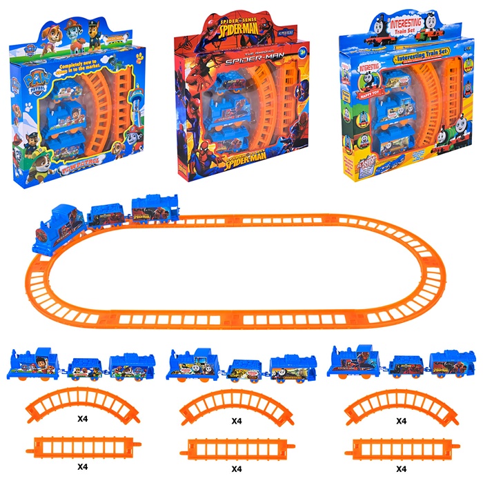 Залізнична дорога "Щенячий Патруль/ Томас/ Спайдермен" 808R/808-28R/808-13R оптом