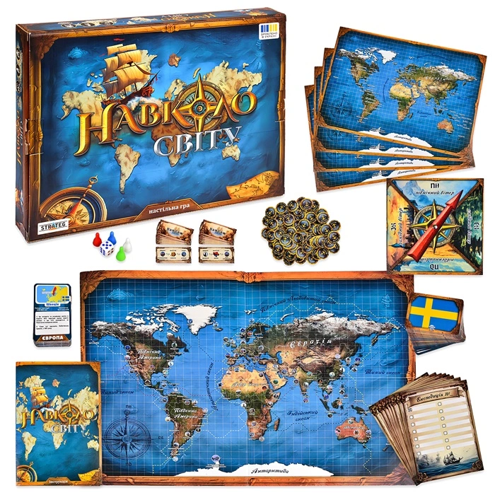 Настільна гра "Навколо світу" "ЯУ" 30110 оптом