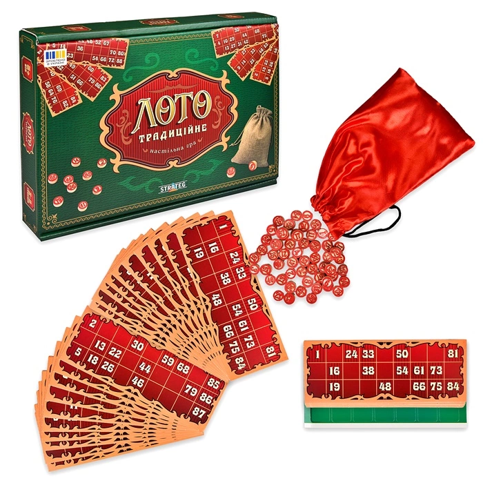 Настільна гра "Традиційне Лото" "ЯУ" 30488 оптом