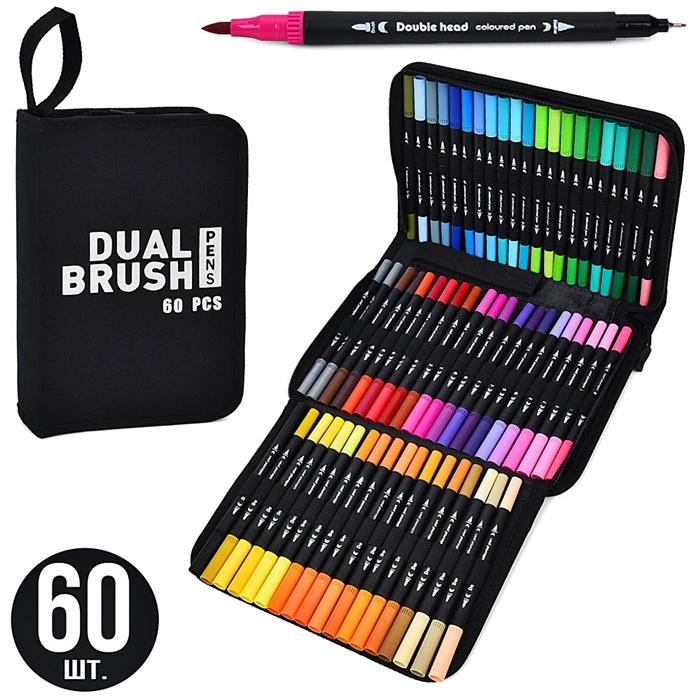 Набір для творчості Фломастери-маркери 60 MK5766-60 оптом