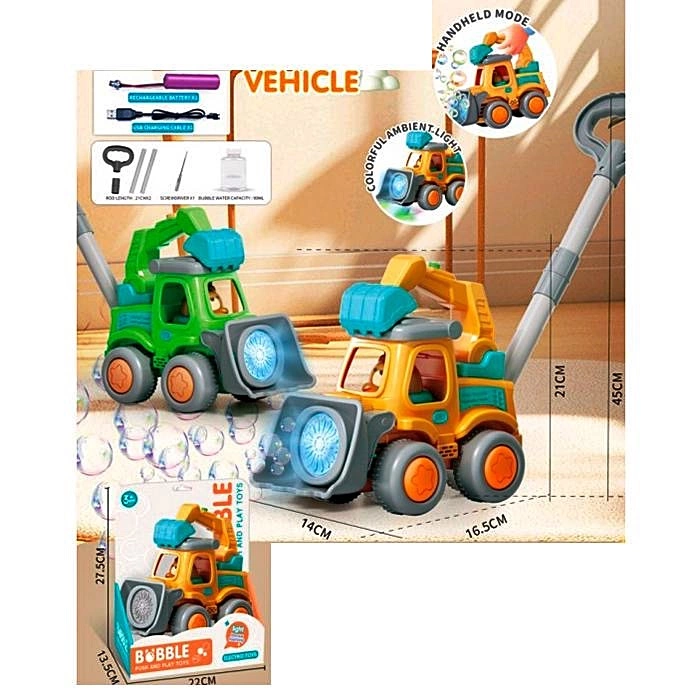 Мильні бульбашки каталка "Будівництво" HK8535 оптом