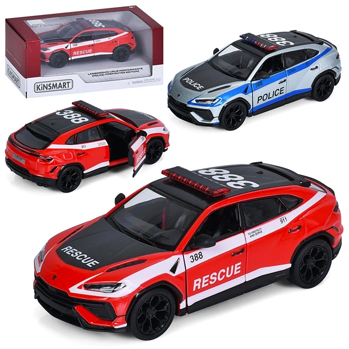 Машина метал. Lamborghini Urus Police KT5447WPR оптом