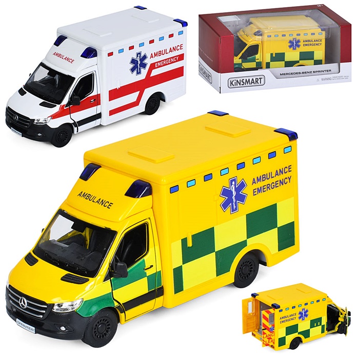 Машина метал. MB Sprinter Ambulance KT5477W оптом