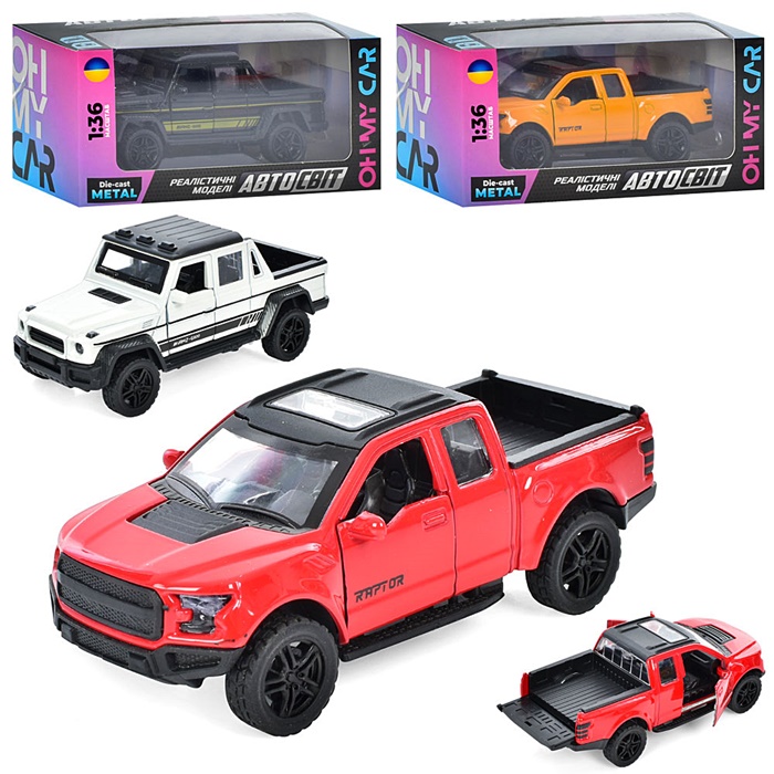 Машина метал. MB G-Class/ Ford Raptor AS-2964 оптом