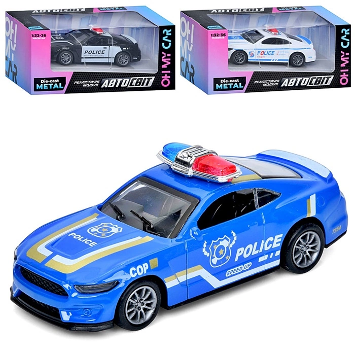 Машина метал. Ford Mustang Police AS-2988 оптом